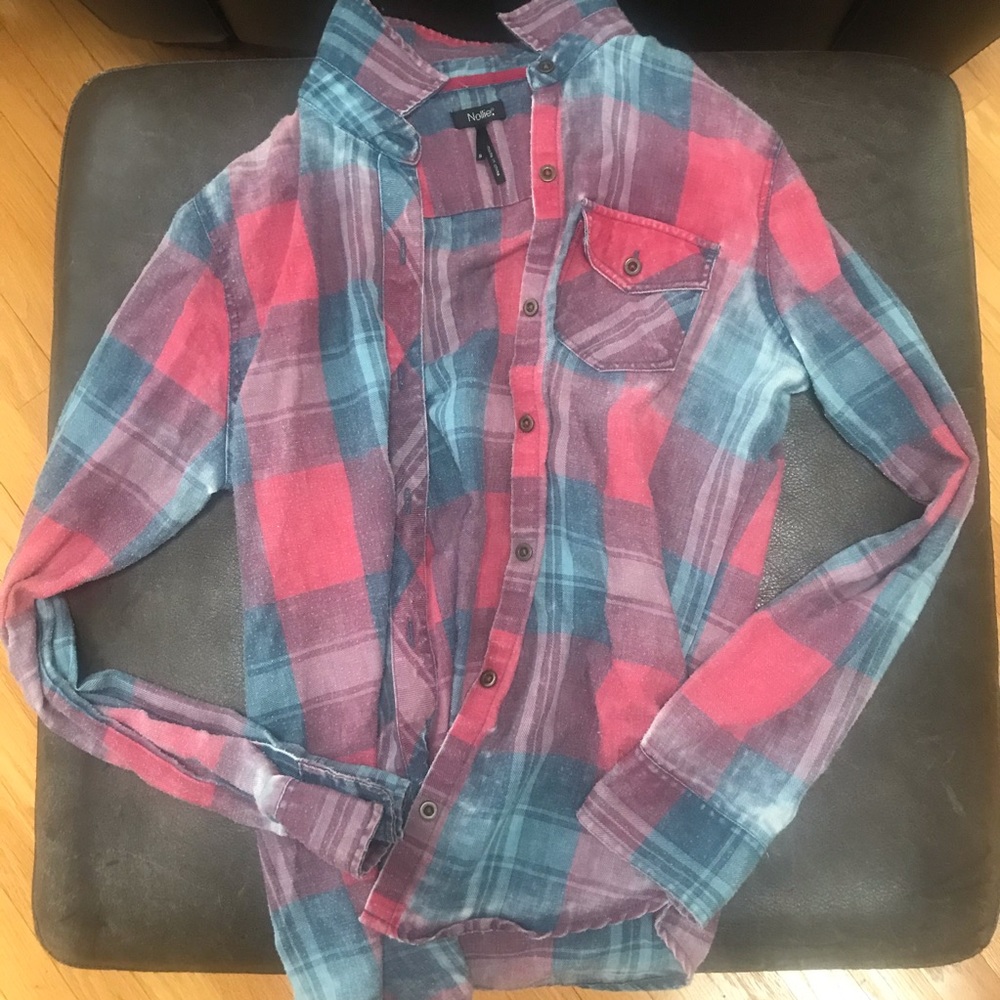 PacSun plaid button down
